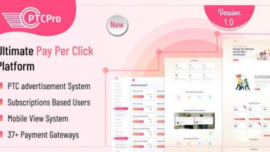 PTC Pro v1.0 Nulled - A Complete Pay Per Click Platform