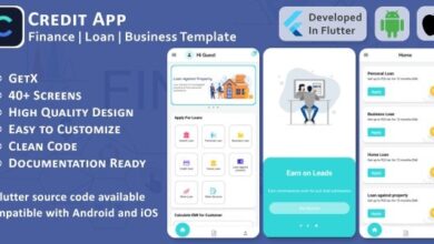 Credit App v1.1 Nulled - Finance, Loan, Business - Flutter Mobile UI Template/Kit (Android, iOS)