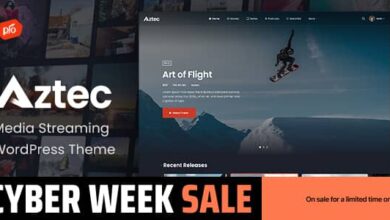 Aztec v3.2 Nulled - Video Streaming & Membership Theme