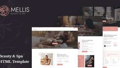 Mellis Nulled - Beauty & Spa HTML Template