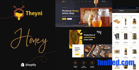 Theyni Nulled - Organic Food, Honey Shop Shopify Theme
