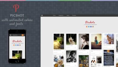 PicShots Nulled - Responsive Blogger Template