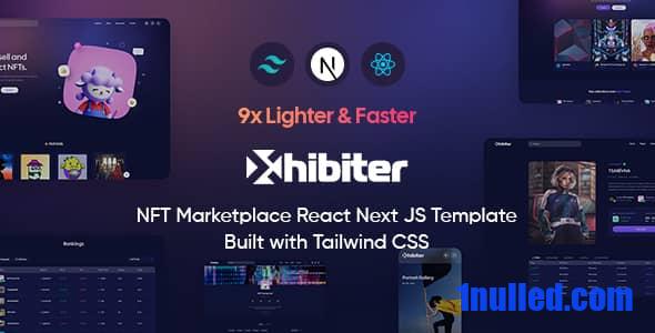 Xhibiter v1.8.0 Nulled - NFT Marketplace React NextJS Template