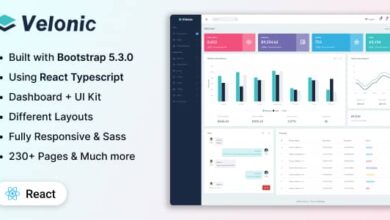 Velonic Nulled - React Admin & Dashboard Template