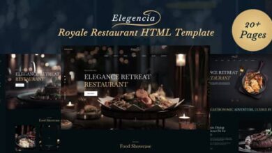 Elegencia Nulled - Royale Restaurant HTML5 Template