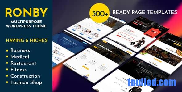 Ronby v6.1.2 Nulled - 6 Niche Business Multi-Purpose WordPress Theme