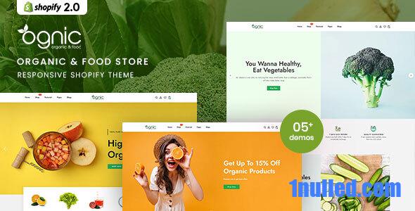Ognic Nulled - Organic & Food Store Shopify 2.0 Theme