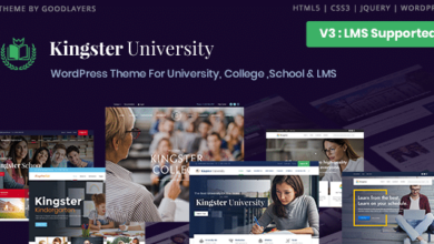Kingster v3.2.0 Nulled - Education WordPress For University, College and School