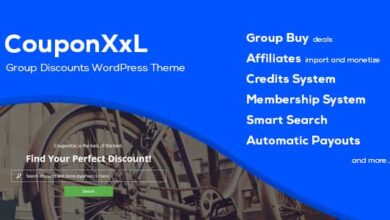 CouponXxL v3.0.0 Nulled - Deals, Coupons & Discounts WP Theme