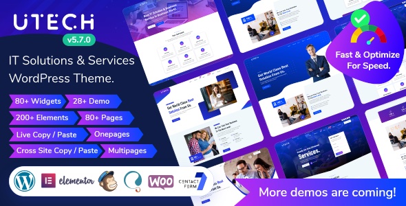uTech v5.7.0 Nulled - IT Solutions Services