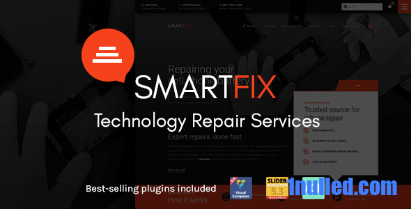 SmartFix v1.2.0 Nulled - The Technology Repair Services WordPress Theme