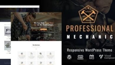 Mechanic v1.1.1 Nulled - Auto Repair WordPress Theme