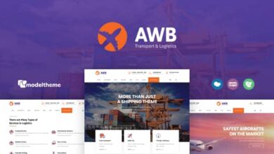 AWB v1.1 Nulled - Transport & Logistics WordPress Theme