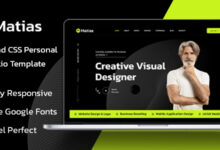 Matias Nulled - Tailwind CSS Personal Portfolio Template