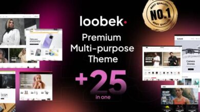 Loobek v1.0.3 Nulled - Elementor Multipurpose WooCommerce Theme
