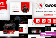 Sword v2.1.4 Nulled - Martial Arts Boxing WordPress Theme + RTL