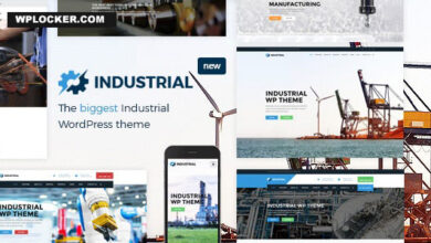 Industrial v1.7.1 Nulled - Factory Business WordPress Theme