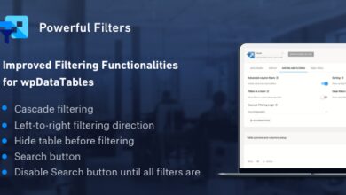 Powerful Filters for wpDataTables v1.4.4 Free