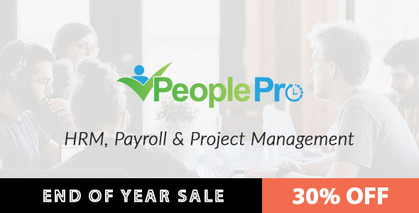 PeoplePro v1.2.6.5 Nulled - HRM, Payroll & Project Management