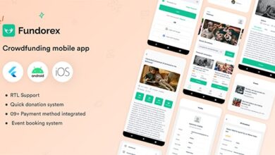 Fundorex v1.0.7 Nulled - Crowdfunding Platform Flutter Mobile App
