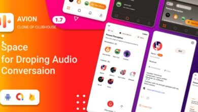 Avion v1.7 Nulled - Social Audio App Clone of Clubhouse social networking app with admob