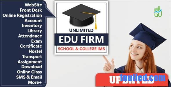 Unlimited Edu Firm School & College Information Management System Nulled - 23 November 2023