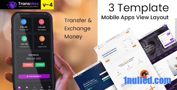 TRANS MAX v3.0 Nulled - Online Money Transfer Platform