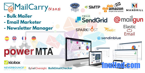 MailCarry v3.0.3 Nulled - Email Marketing Software