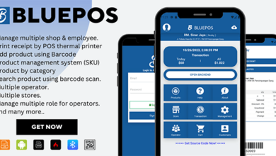 BLUEPOS v1.1 Nulled - Android Mobile Point of sale (POS) With Admin Backend API