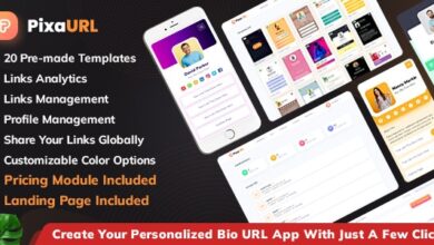 PixaURL v2.2 Nulled - Run Your Own SaaS Platform for Building Bio URL, Mini Sites, Digital Cards