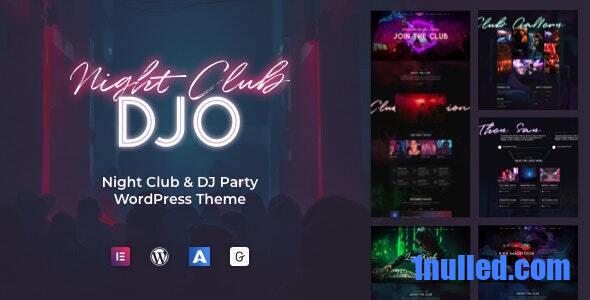 DJO v1.1.1 Nulled - Night Club and DJ WordPress