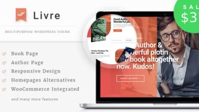 Livre v2.0.1 Nulled - WooCommerce Theme For Book Store
