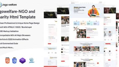 Jagowelfare Nulled - NGO and Charity Html Template