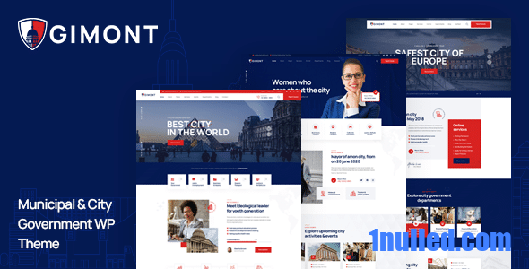 Gimont v1.0.4 Nulled - City Government WordPress Theme
