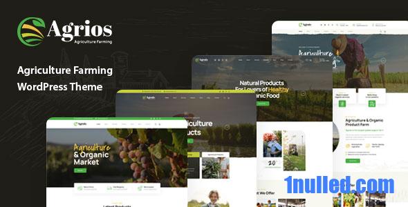 Agrios v1.1.5 Nulled - Agriculture Farming WordPress Theme