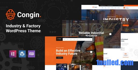 Congin v1.0.3 Nulled - Industry & Factory WordPress Theme