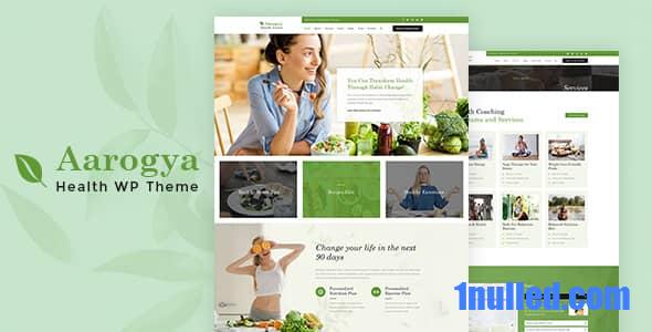 Aarogya v2.5 Nulled - Nutrition & Dietitian WordPress Theme