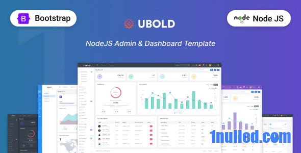 Ubold Nulled - NodeJS Admin & Dashboard Template
