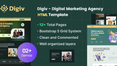 Digiv Nulled - Digital Marketing Agency HTML Template