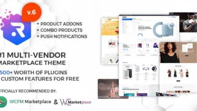 Rigid v6.1.7 Nulled - WooCommerce Theme for WCFM Multi Vendor Marketplaces and single shops