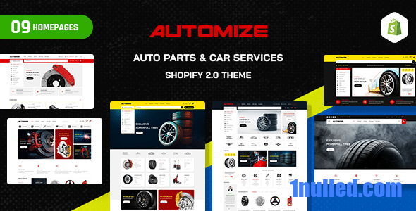 Automize v1.0 Nulled - Auto Parts & Car Services Shopify Theme