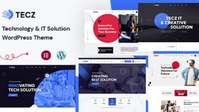 Tecz v1.0.0 Nulled - IT Solutions & Technology WordPress Theme