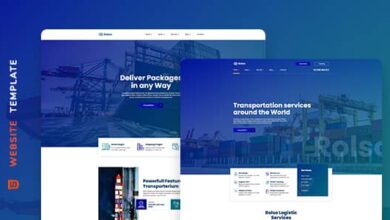 Rolso – Logistic Company Website Template