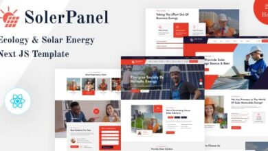 SolerPanel Nulled - Ecology & Solar Energy Next JS Template