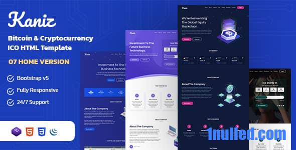 Kaniz Nulled - Bitcoin & Cryptocurrency HTML Template