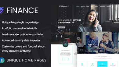 Finance Consultant v2.8 Nulled - Consulting WordPress Theme