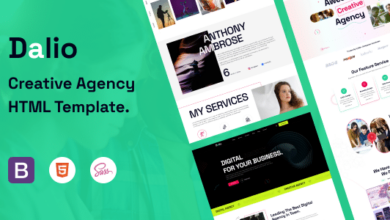 Dalio Nulled - Creative Agency HTML Template