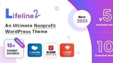 Lifeline 2 v6.5 Nulled - An Ultimate Nonprofit WordPress Theme for Charity