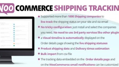 WooCommerce Shipping Tracking v37.9 Free