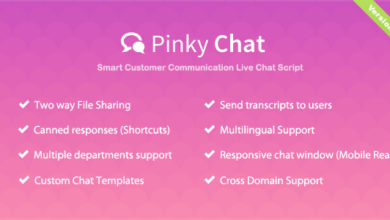 Pinky Chat v1.6 Nulled - Live Chat Support Script